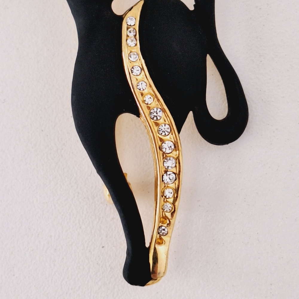 🚫SOLD🚫 Vintage cat brooch - Picture 3 of 6